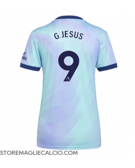 Arsenal Gabriel Jesus #9 Maglia Gara Terza Repliche 2024-25 Donna